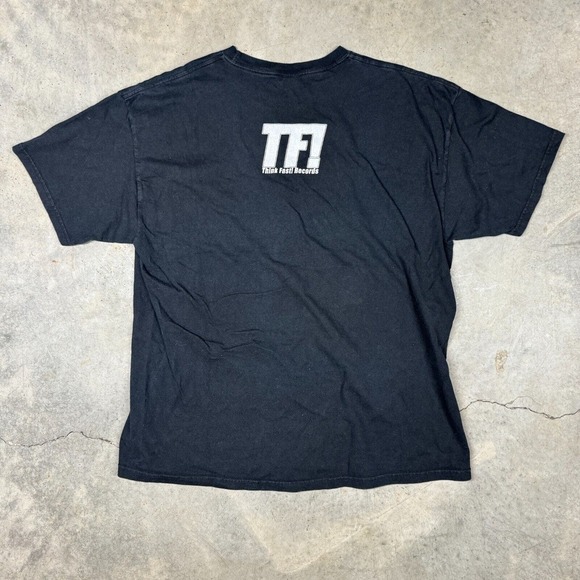 Think Fast Records Vintage T Shirt Graphic Zombie T Short Sleeve Mens XL Crewnec - Picture 2 of 7